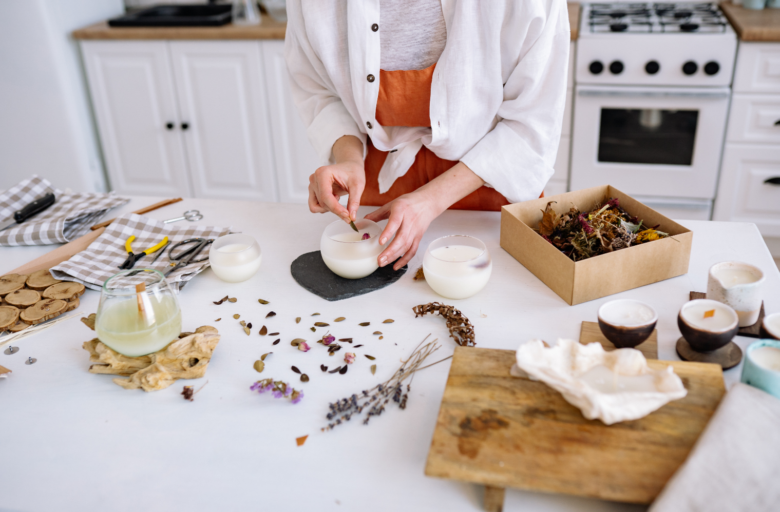 Fabrication artisanale de bougies